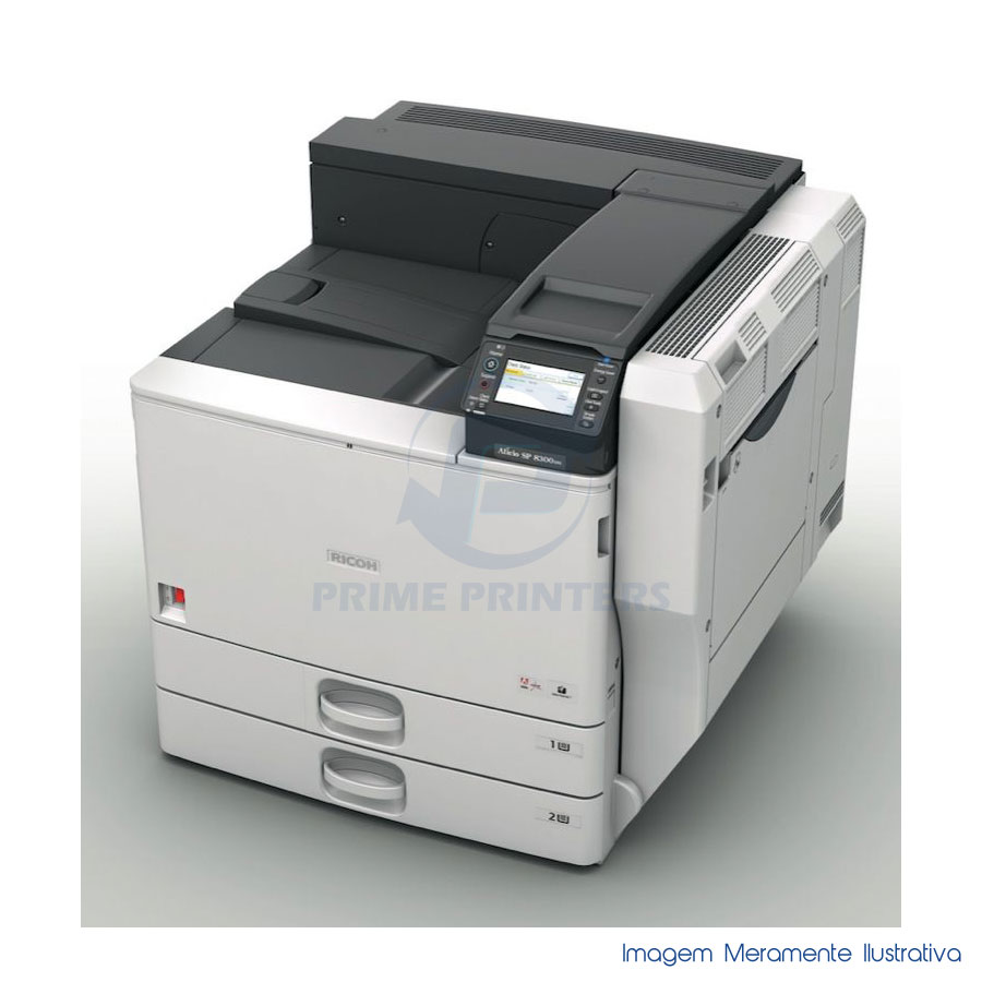 ricoh sp 8300 dn impressora mono usada alto volume sp8300