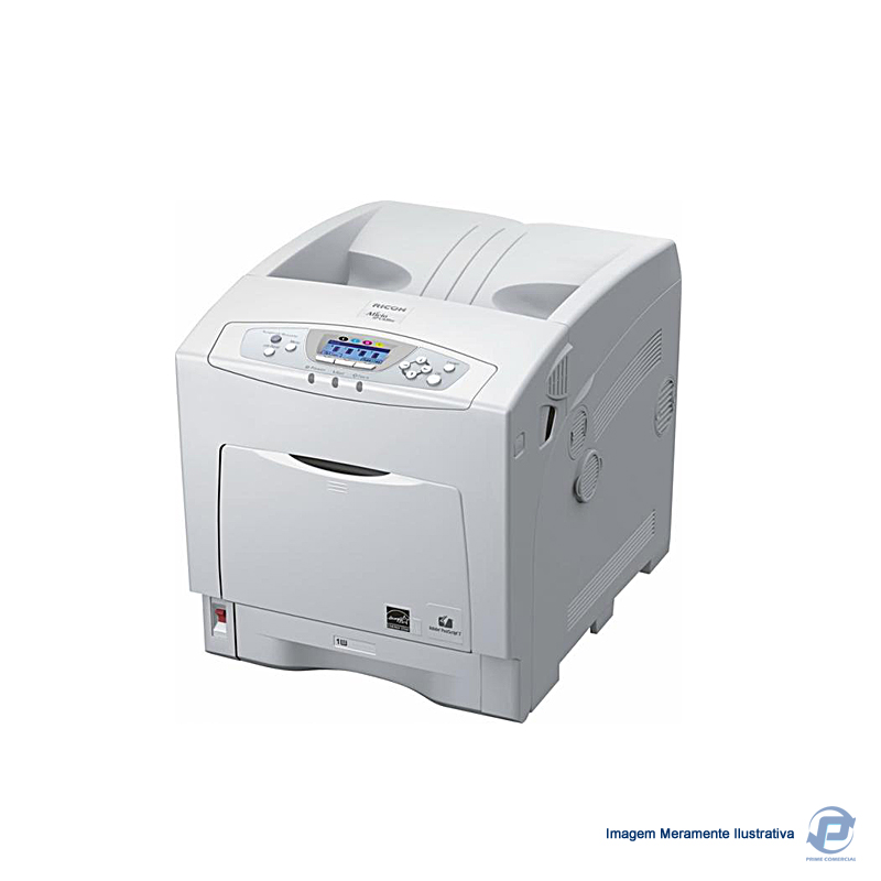 ricoh aficio spc420n impressora colorida laser equipamento seminov
