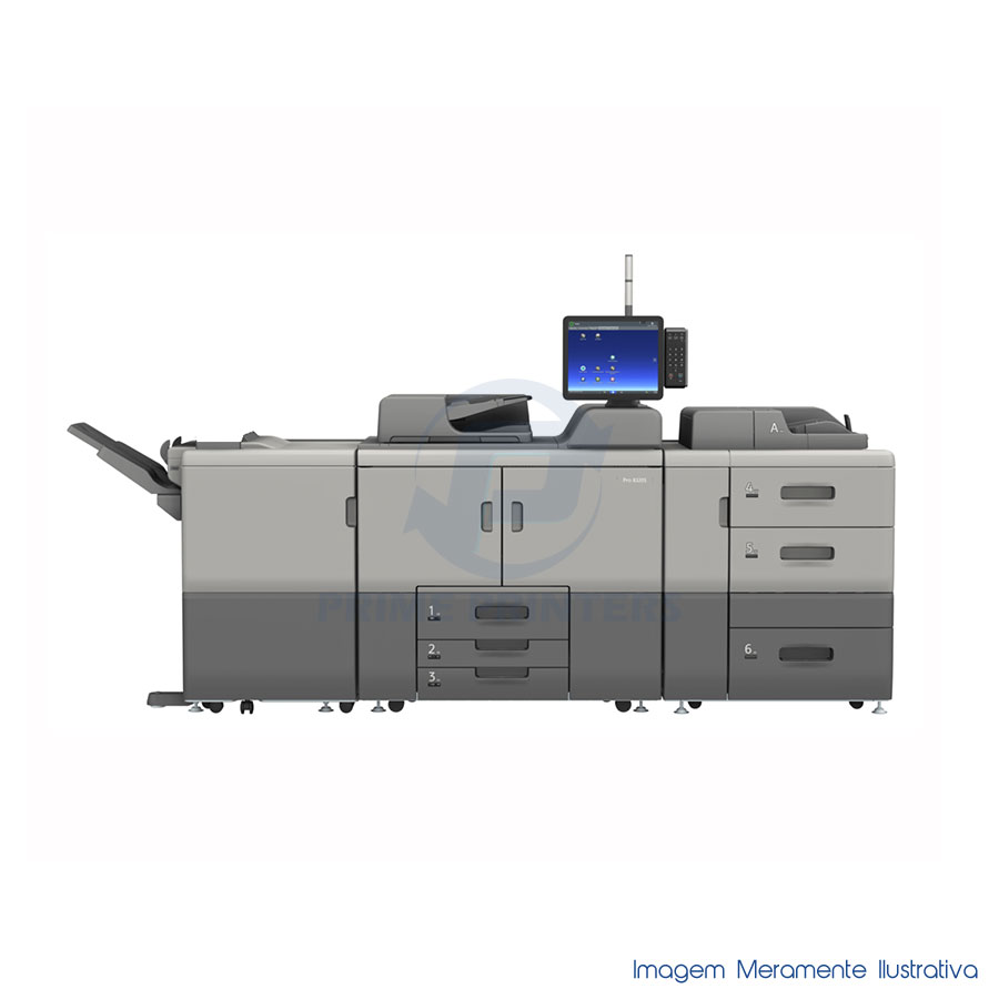 ricoh pro 8300s impressora de produção em pb impressora de alta produção pro 8300