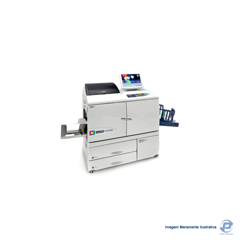 impressora riso hc5500, alta velocidade de impressão com o menor c